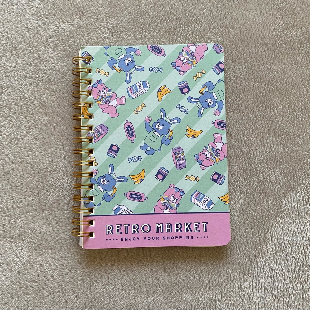 3/$20 ♡ Amifa Retro Market Mini Notebook